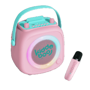 Kiddoboo KidsVoice BT Speaker & Mic Pink