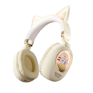 Kiddoboo Delulu Bluetooth Headphones Gold
