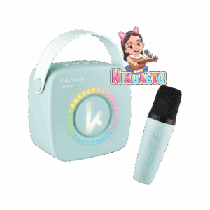 Kiddoboo mini Karaoke Speaker & Mic Blue + NikoletaTV
