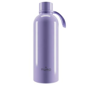 Puro ''DOUBLE WALL'' bottle with lace 750ml, lavender
